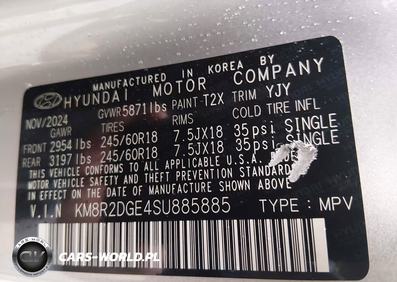 2025 Hyundai Palisade Sel VIN:KM8R2DGE4SU885885 - 9
