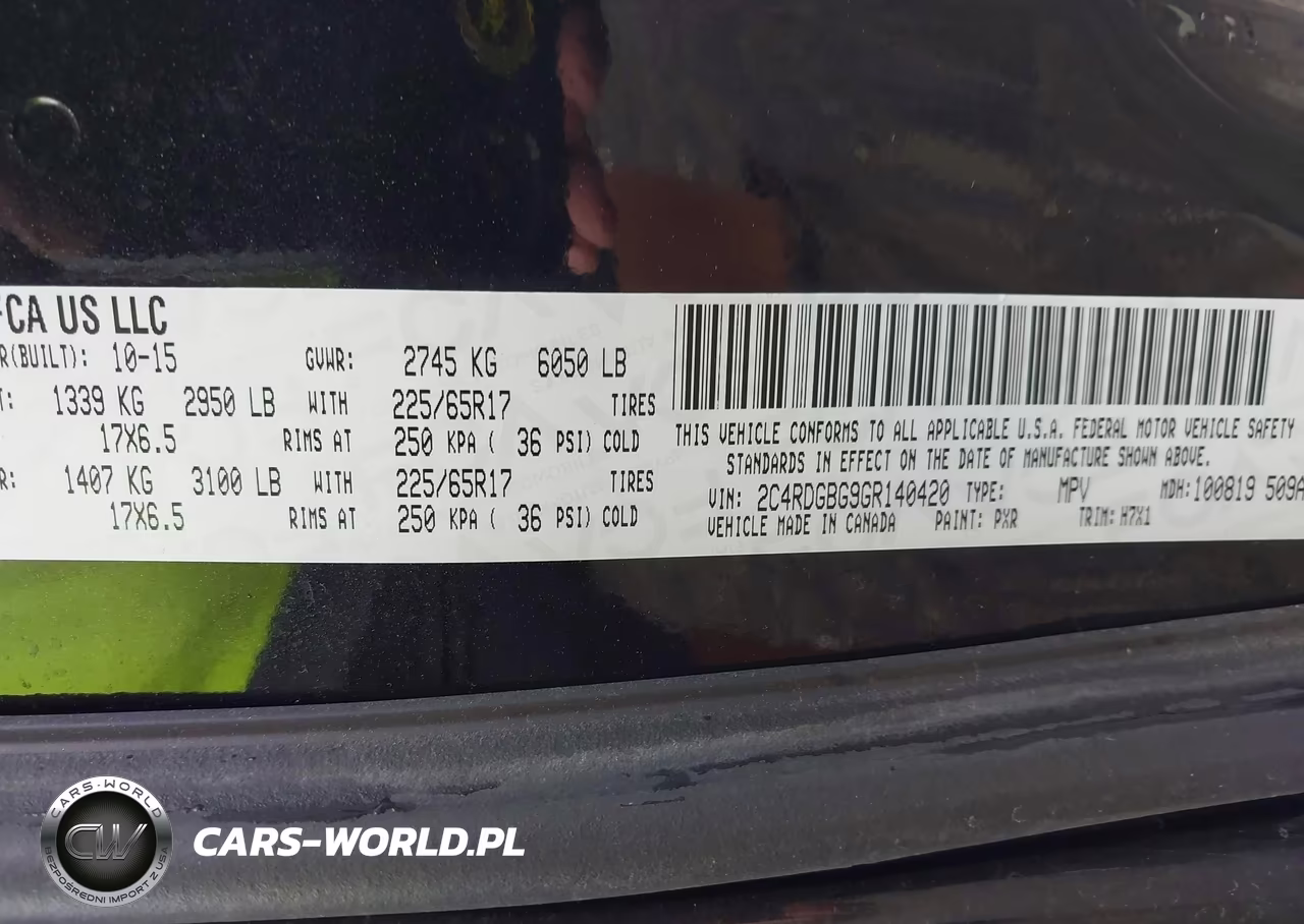 2016 Dodge Grand Caravan American Value Pkg VIN:2C4RDGBG9GR140420 - 9