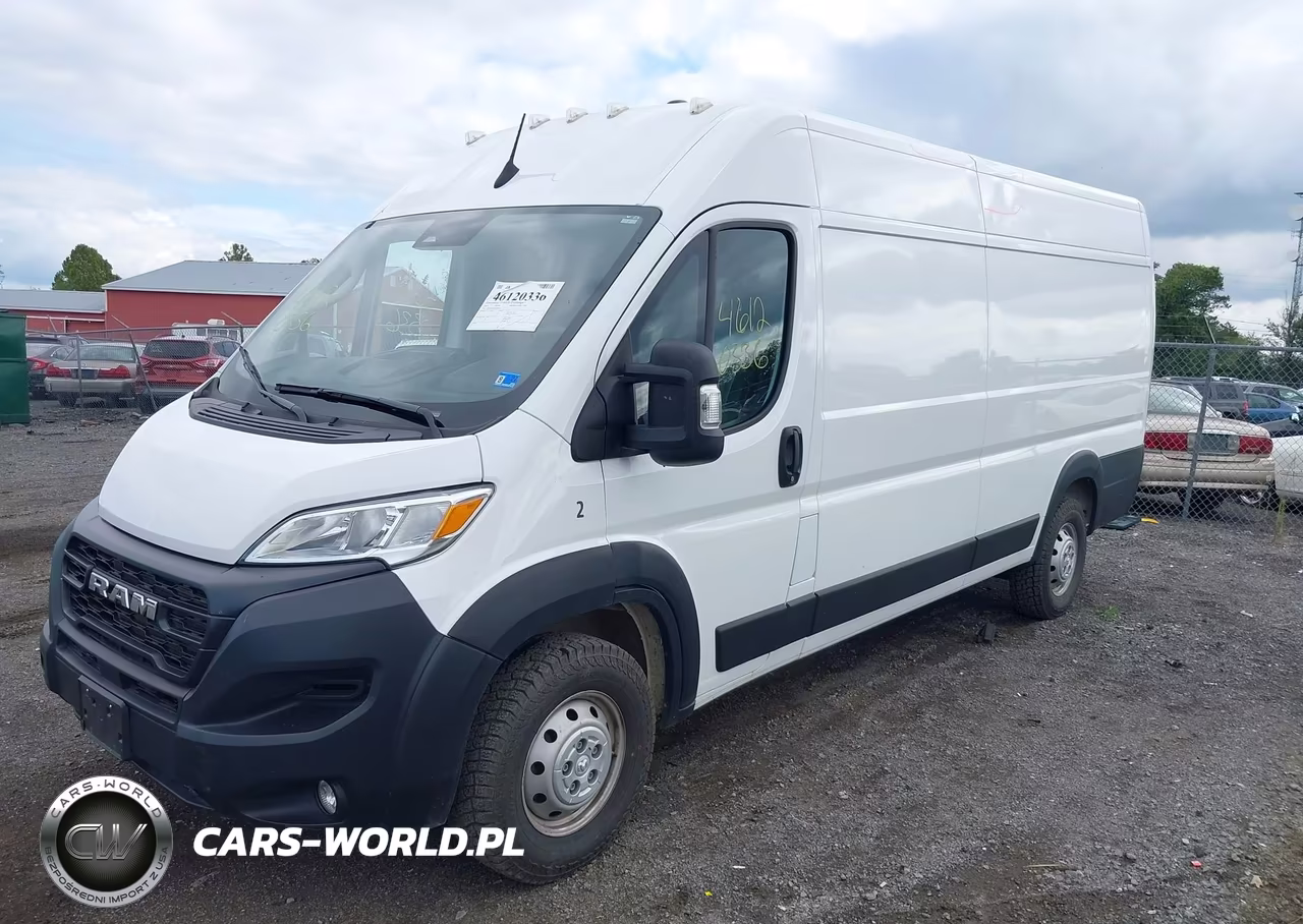 2025 Ram Promaster 3500 Cargo Van Tradesman High Roof 159 Wb Ext VIN:3C6MRVJG7SE504854 - 2
