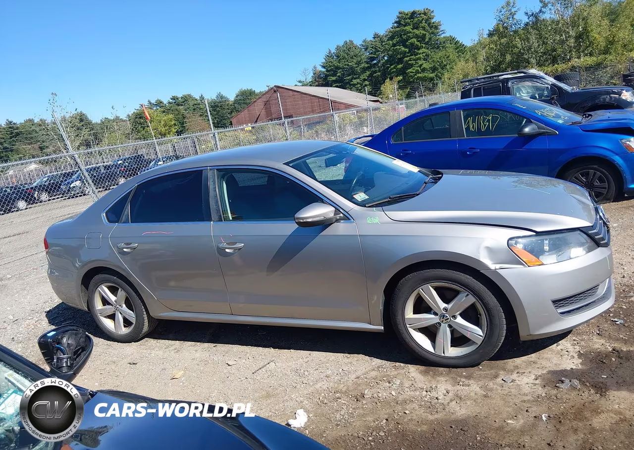 2012 Volkswagen Passat 2.5L Se VIN:1VWBP7A37CC052523 - 13