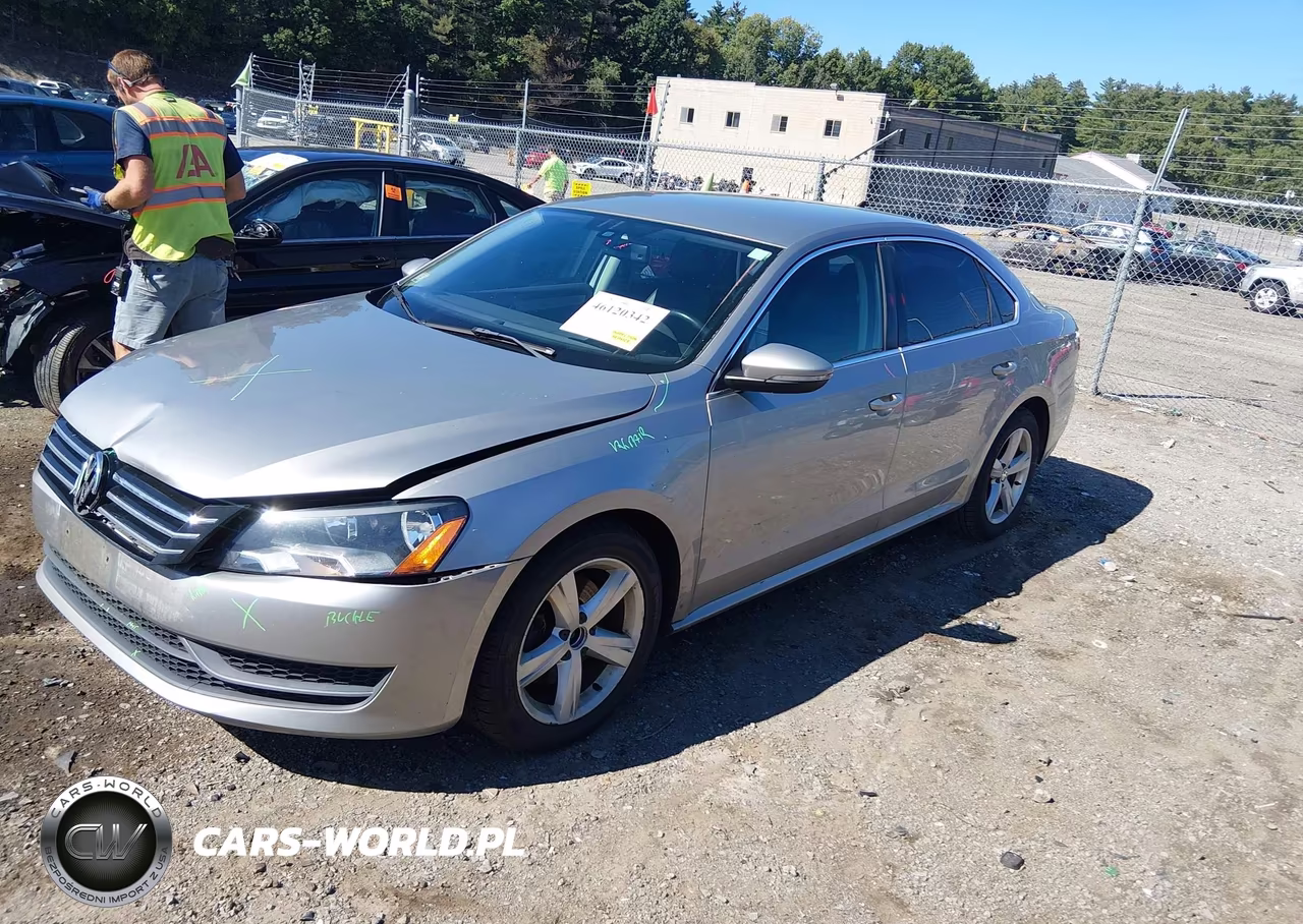 2012 Volkswagen Passat 2.5L Se VIN:1VWBP7A37CC052523 - 2