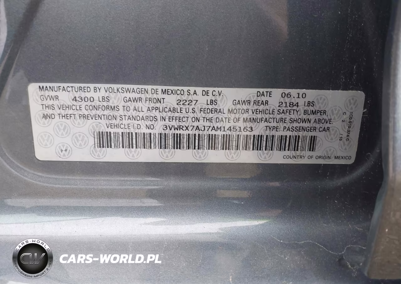 2010 Volkswagen Jetta Limited Edition VIN:3VWRX7AJ7AM145163 - 9