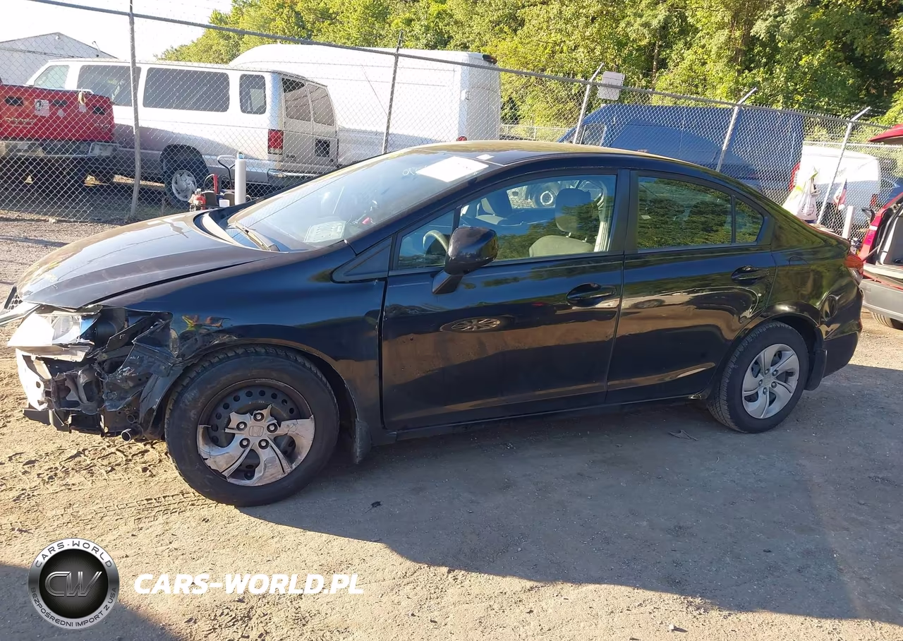 2013 Honda Civic Lx VIN:2HGFB2F54DH300307 - 14