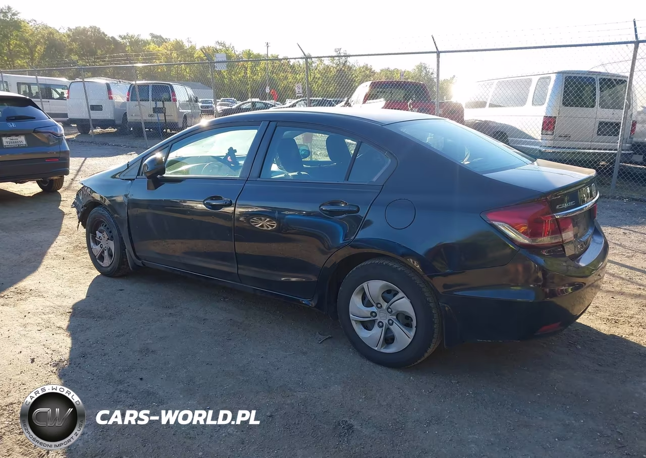 2013 Honda Civic Lx VIN:2HGFB2F54DH300307 - 3