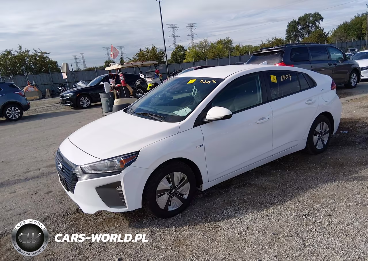 2017 Hyundai Ioniq Hybrid Blue VIN:KMHC65LC9HU026725 - 2