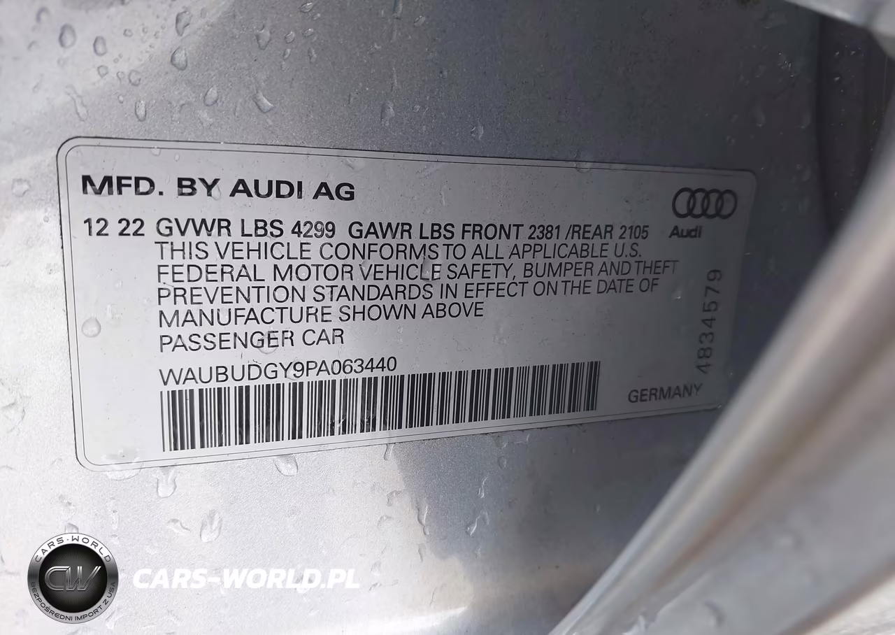 2023 Audi A3 Premium Plus 40 Tfsi Front-Wheel Drive S Tronic VIN:WAUBUDGY9PA063440 - 9