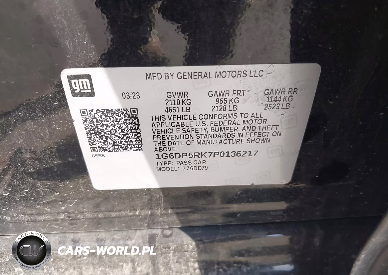2023 Cadillac Ct5 Sport VIN:1G6DP5RK7P0136217 - 9