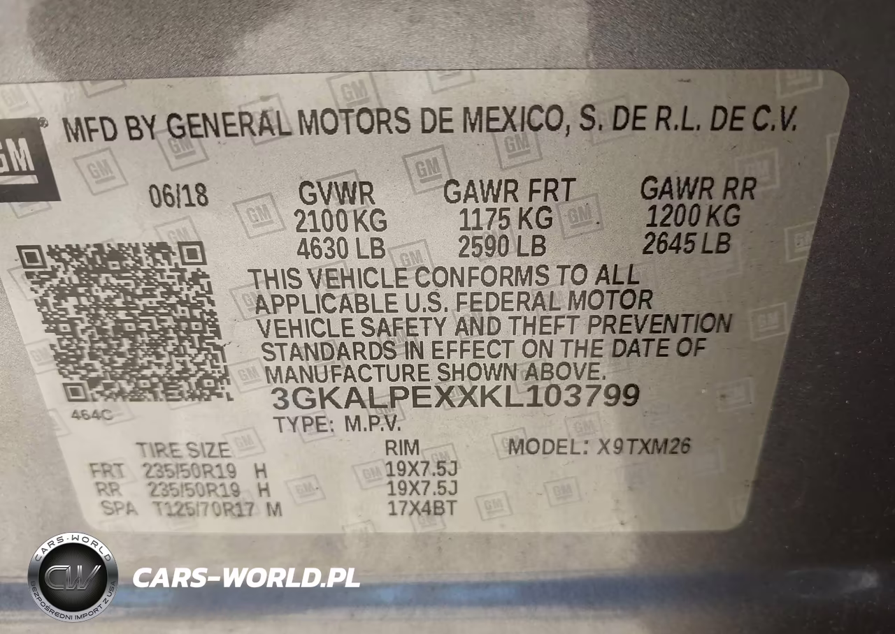 2019 GMC Terrain Slt VIN:3GKALPEXXKL103799 - 9