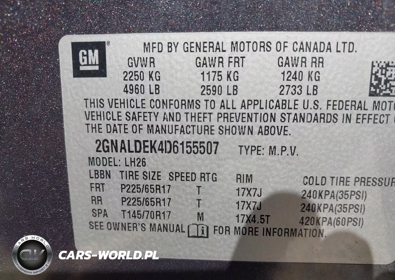 2013 Chevrolet Equinox 1Lt VIN:2GNALDEK4D6155507 - 9