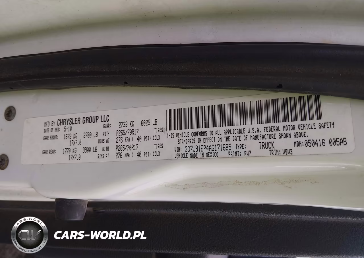 2010 Dodge Ram 1500 St VIN:3D7JB1EP4AG171685 - 9