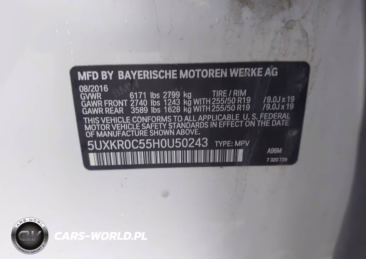 2017 BMW X5 xDrive35I VIN:5UXKR0C55H0U50243 - 9