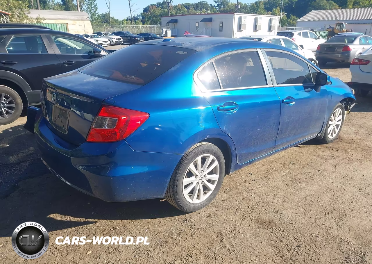 2012 Honda Civic Ex-L VIN:2HGFB2F96CH506875 - 4