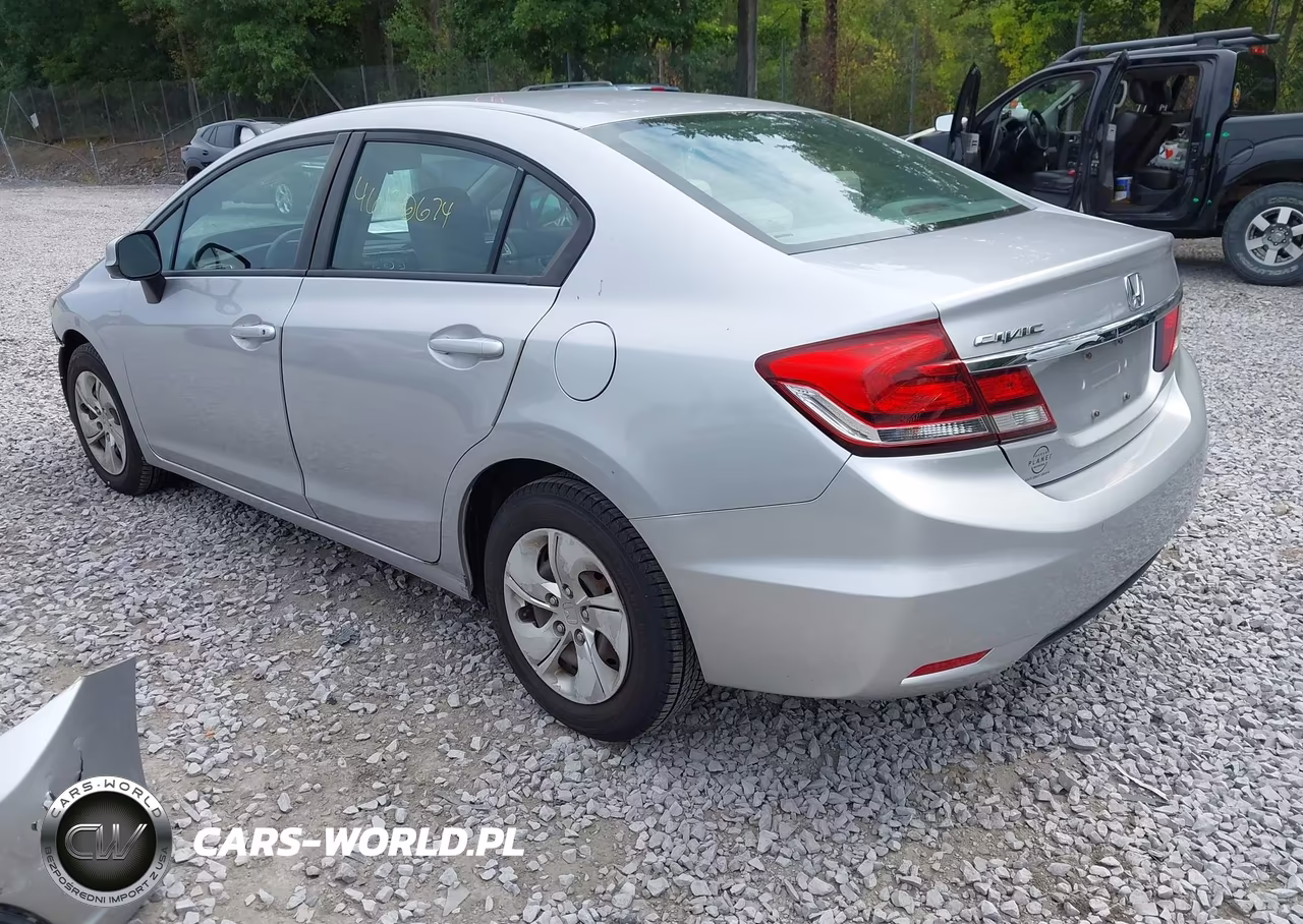 2013 Honda Civic Lx VIN:19XFB2F54DE200802 - 3