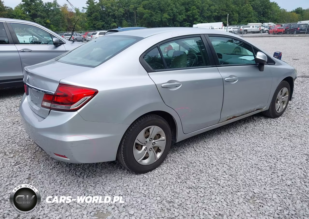 2013 Honda Civic Lx VIN:19XFB2F54DE200802 - 4