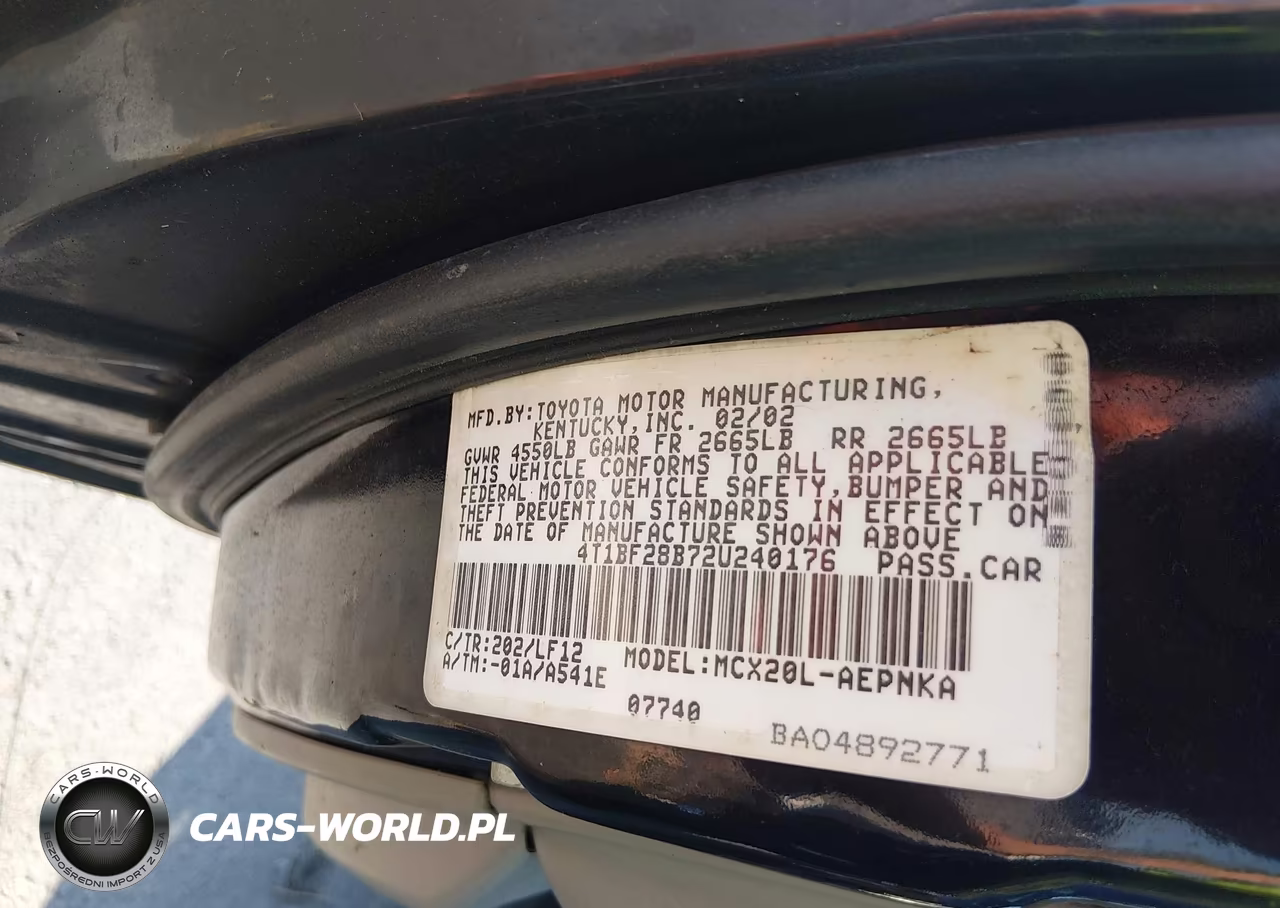 2002 Toyota Avalon Xl VIN:4T1BF28B72U240176 - 9