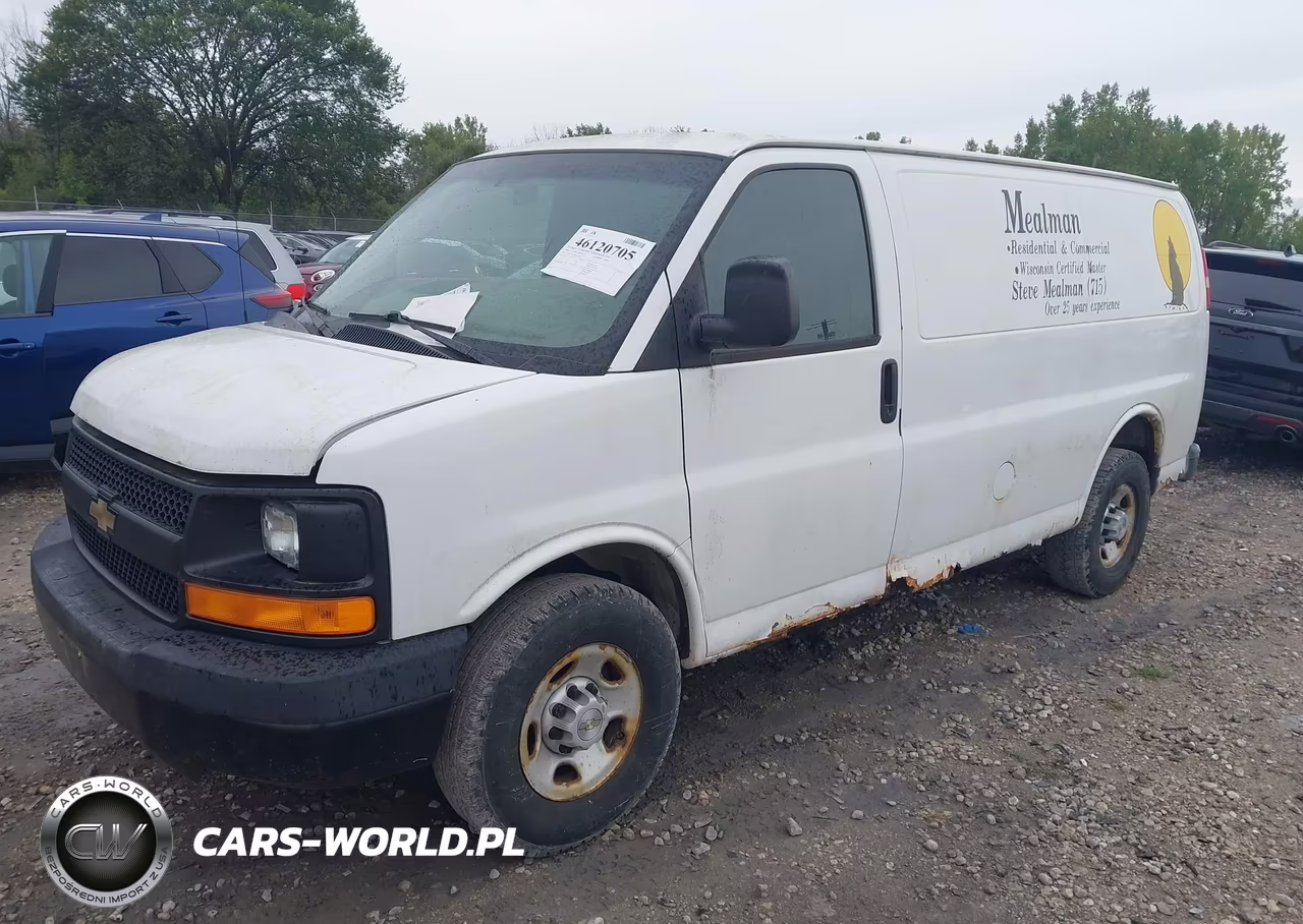 2009 Chevrolet Express 2500 Work Van VIN:1GCGG25C591105889 - 2