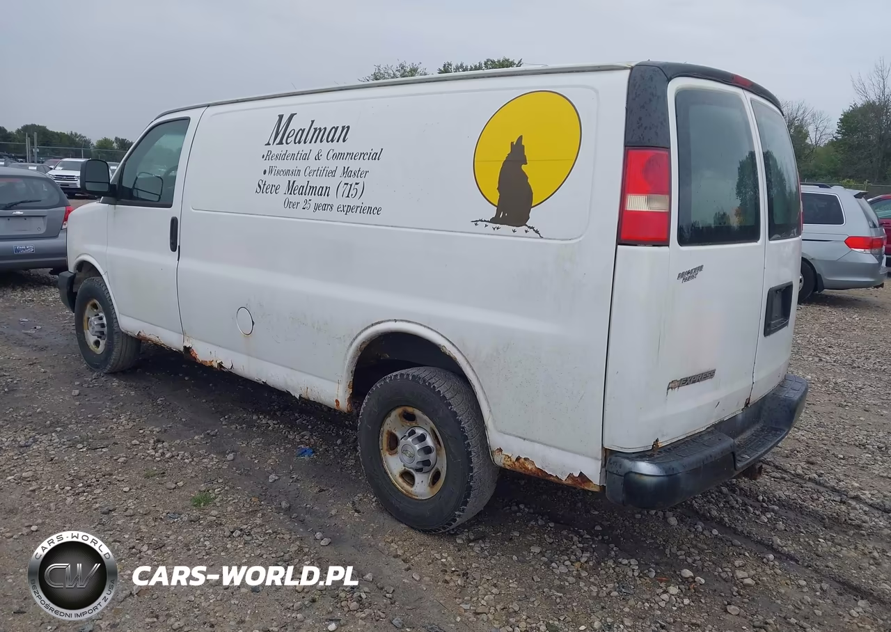 2009 Chevrolet Express 2500 Work Van VIN:1GCGG25C591105889 - 3