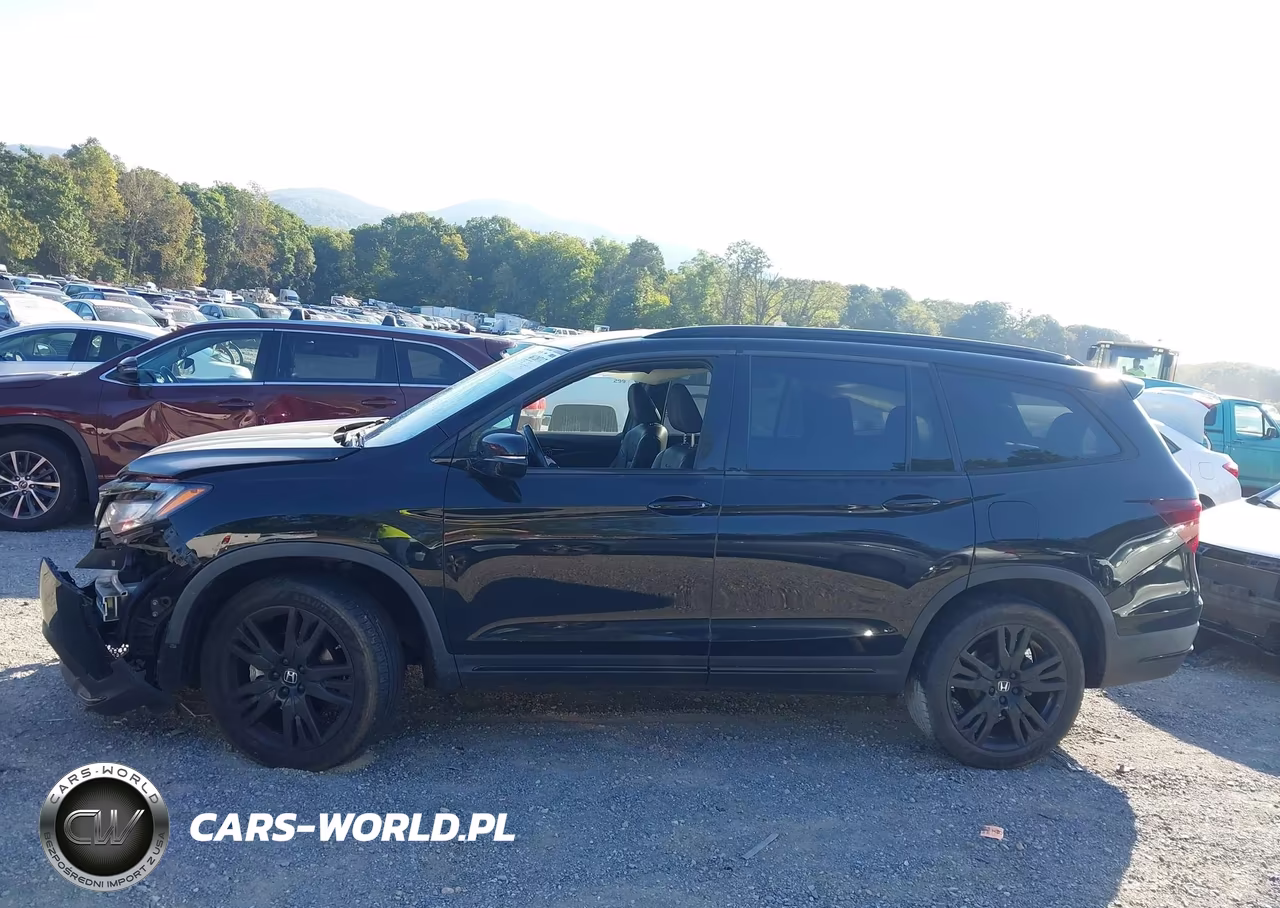 2021 Honda Pilot Awd Black Edition VIN:5FNYF6H73MB051974 - 15