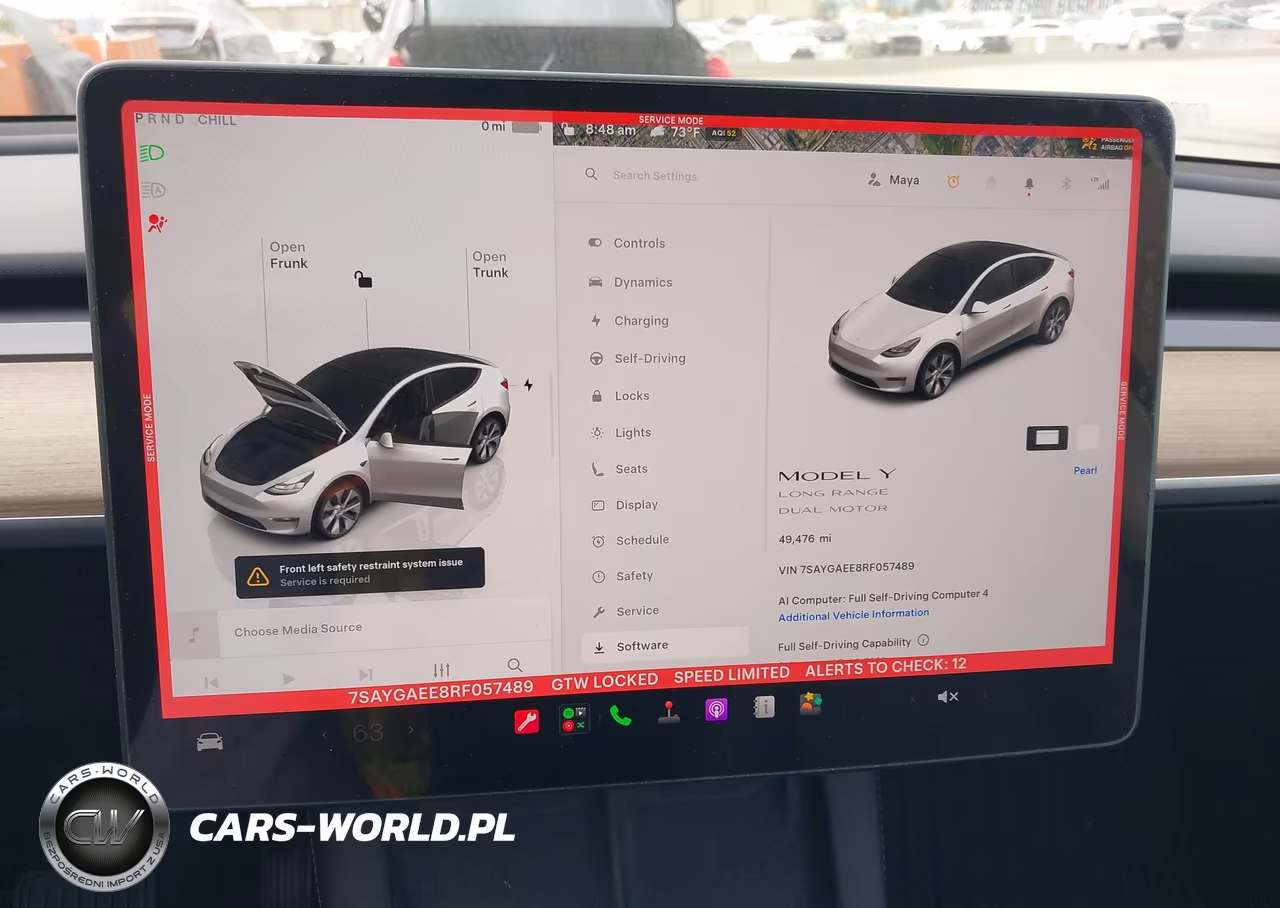 2024 Tesla Model Y Long Range Dual Motor All-Wheel Drive VIN:7SAYGAEE8RF057489 - 19