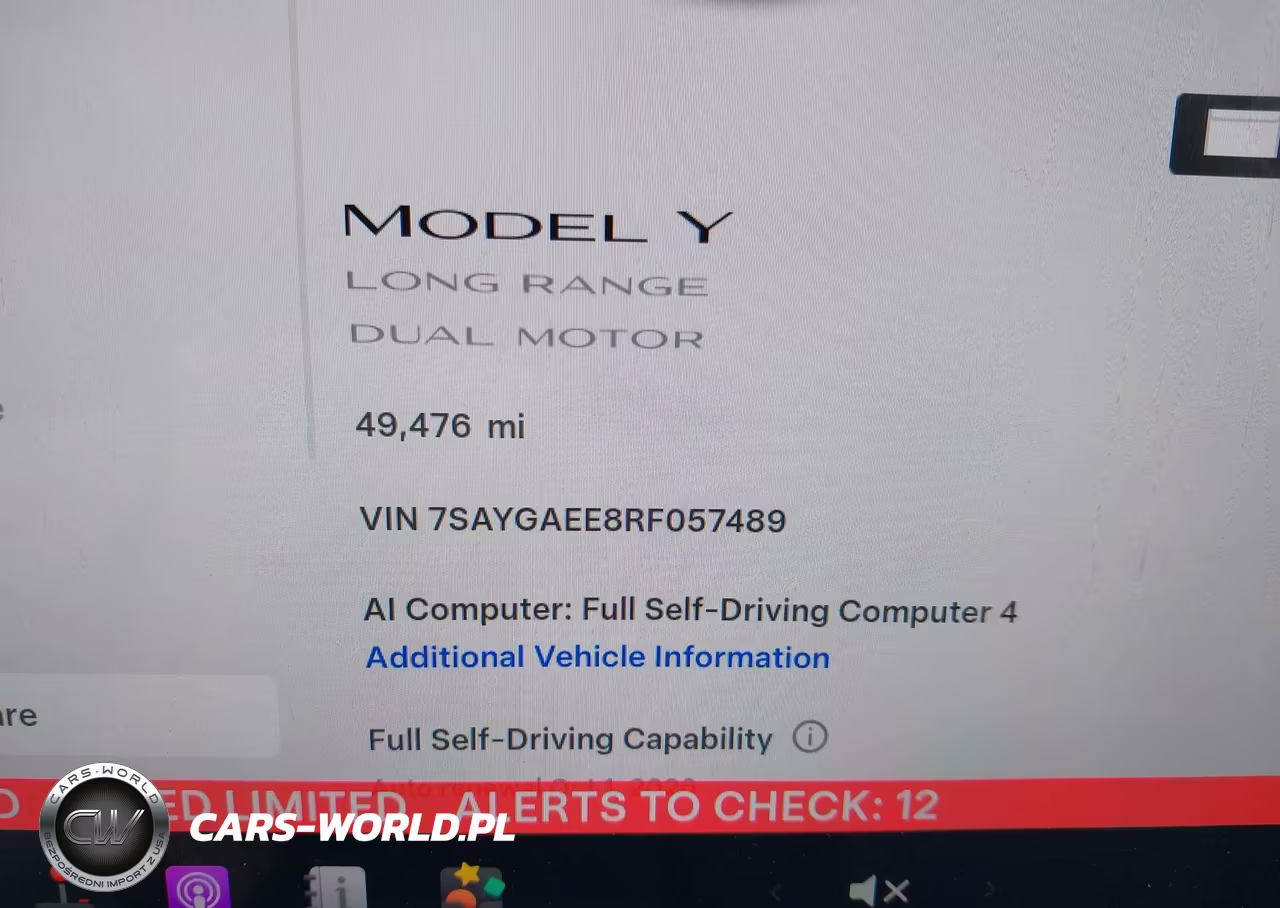 2024 Tesla Model Y Long Range Dual Motor All-Wheel Drive VIN:7SAYGAEE8RF057489 - 7