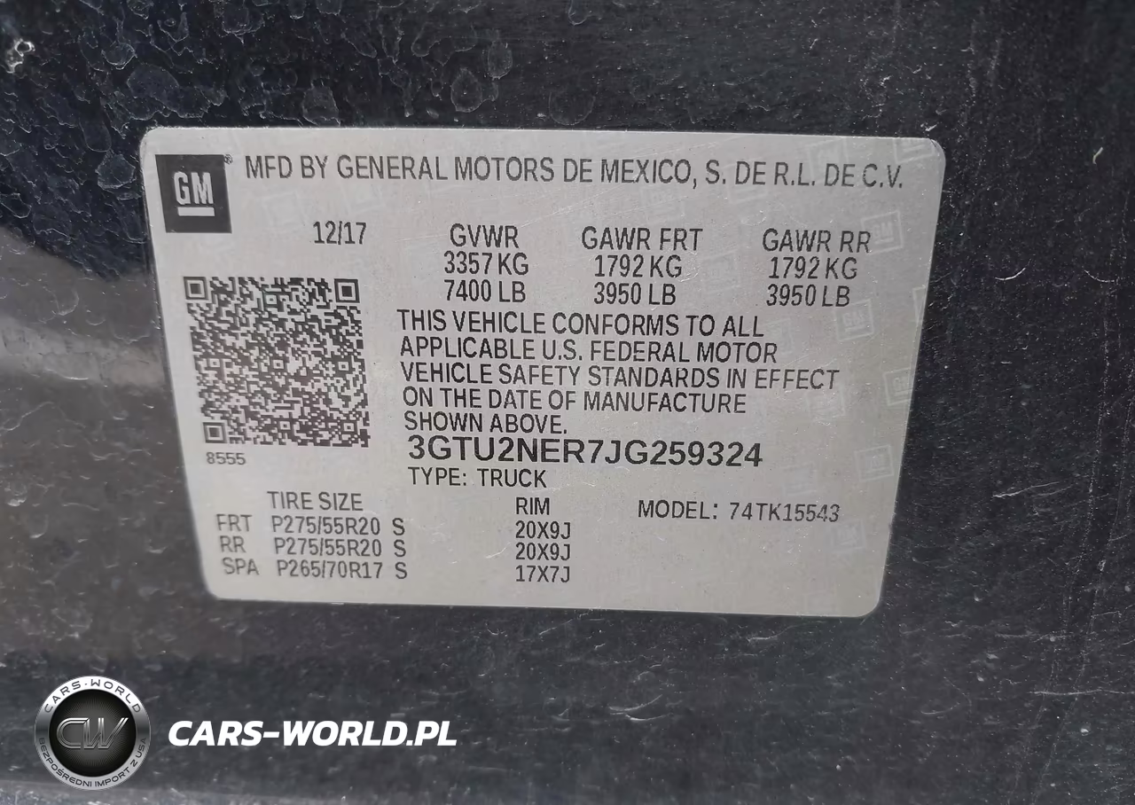 2018 GMC Sierra 1500 Slt VIN:3GTU2NER7JG259324 - 9