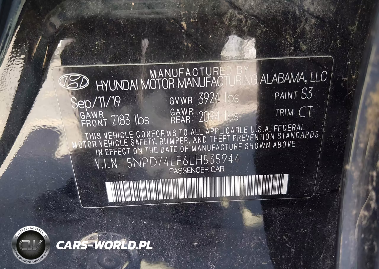 2020 Hyundai Elantra Se VIN:5NPD74LF6LH535944 - 9