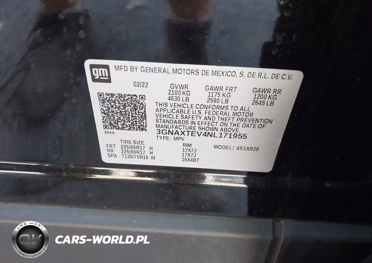 2022 Chevrolet Equinox Awd 2Fl VIN:3GNAXTEV4NL171955 - 9