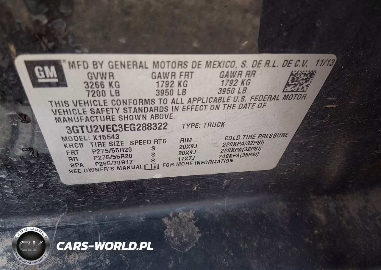 2014 GMC Sierra 1500 Slt VIN:3GTU2VEC3EG288322 - 9