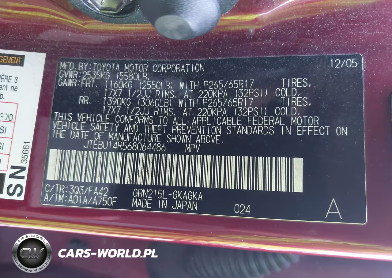 2006 Toyota 4Runner Sr5 V6 VIN:JTEBU14R568064486 - 9