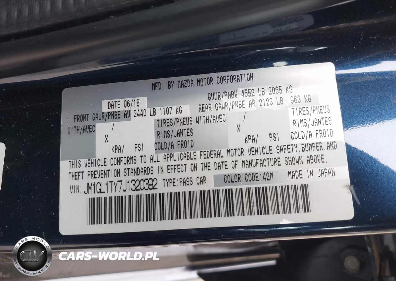 2018 Mazda Mazda 6 Grand Touring VIN:JM1GL1TY7J1320392 - 9