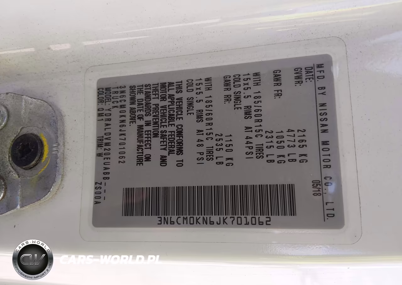 2018 Nissan Nv200 S VIN:3N6CM0KN6JK701062 - 9