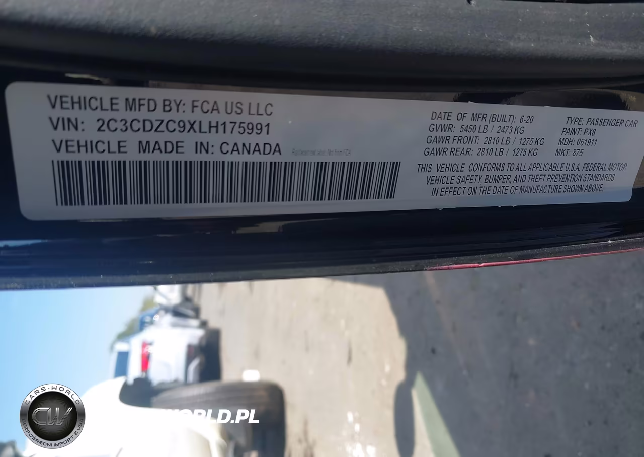 2020 Dodge Challenger Srt Hellcat VIN:2C3CDZC9XLH175991 - 9