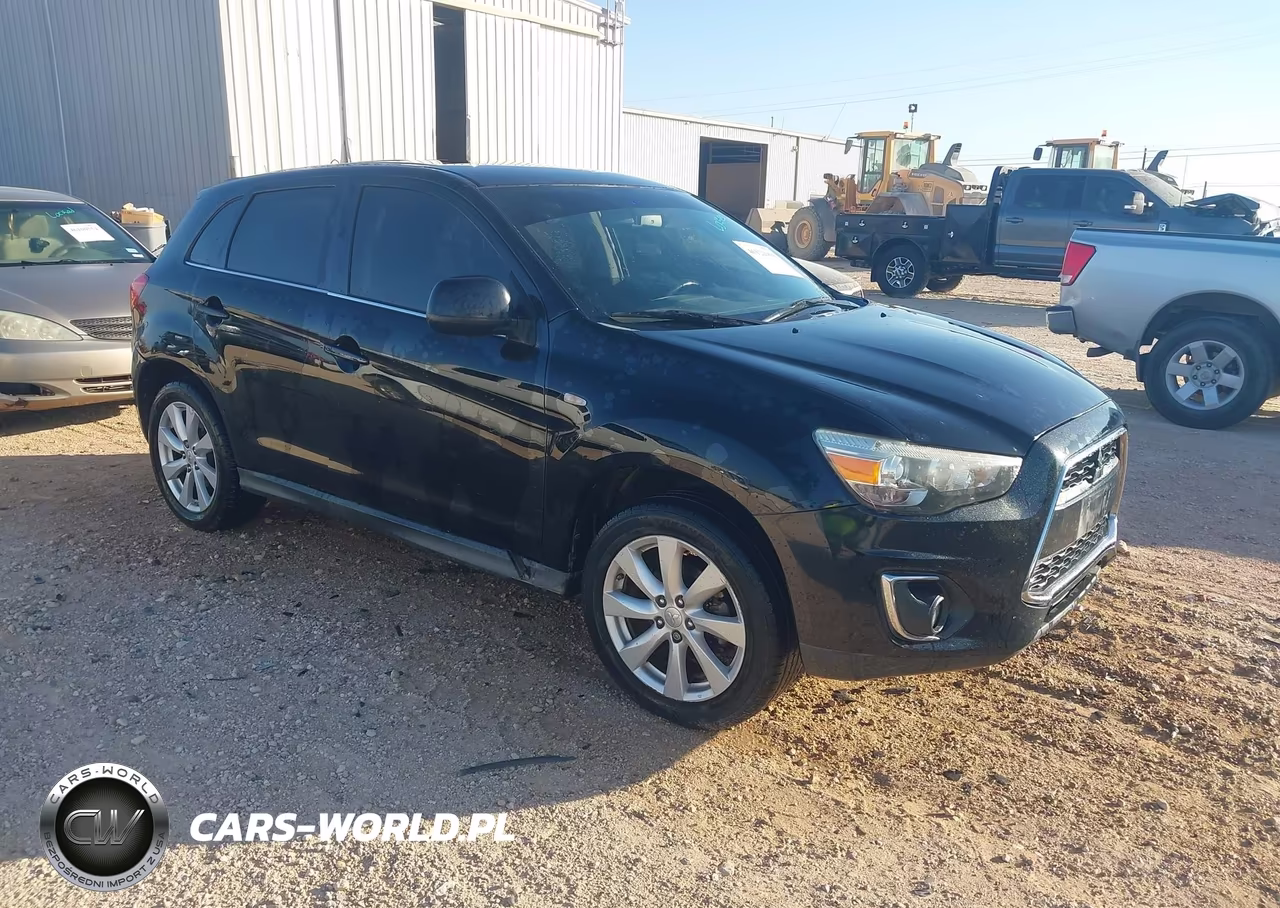 2014 Mitsubishi Outlander Sport Se VIN:4A4AP4AU5EE012317 - 1