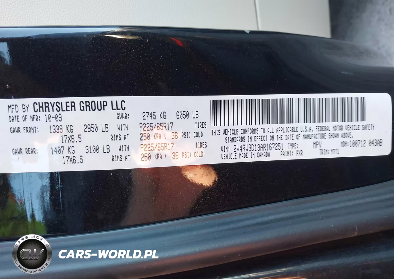 2010 Volkswagen Routan Se VIN:2V4RW3D13AR167251 - 9