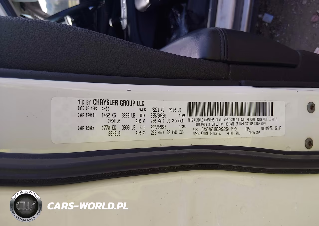 2011 Dodge Durango Crew VIN:1D4SD4GT1BC706290 - 9