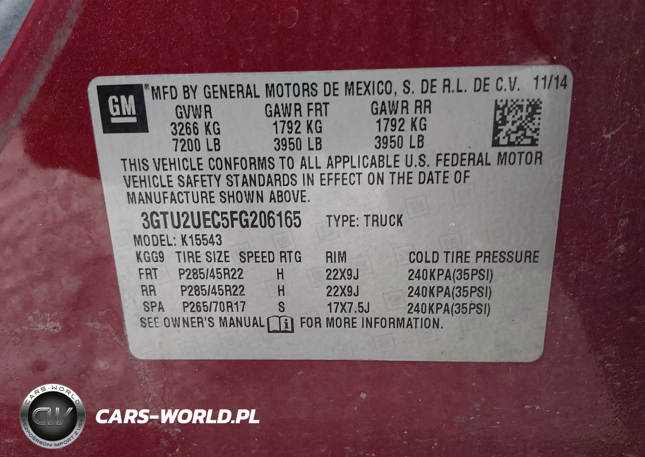 2015 GMC Sierra 1500 Sle VIN:3GTU2UEC5FG206165 - 9