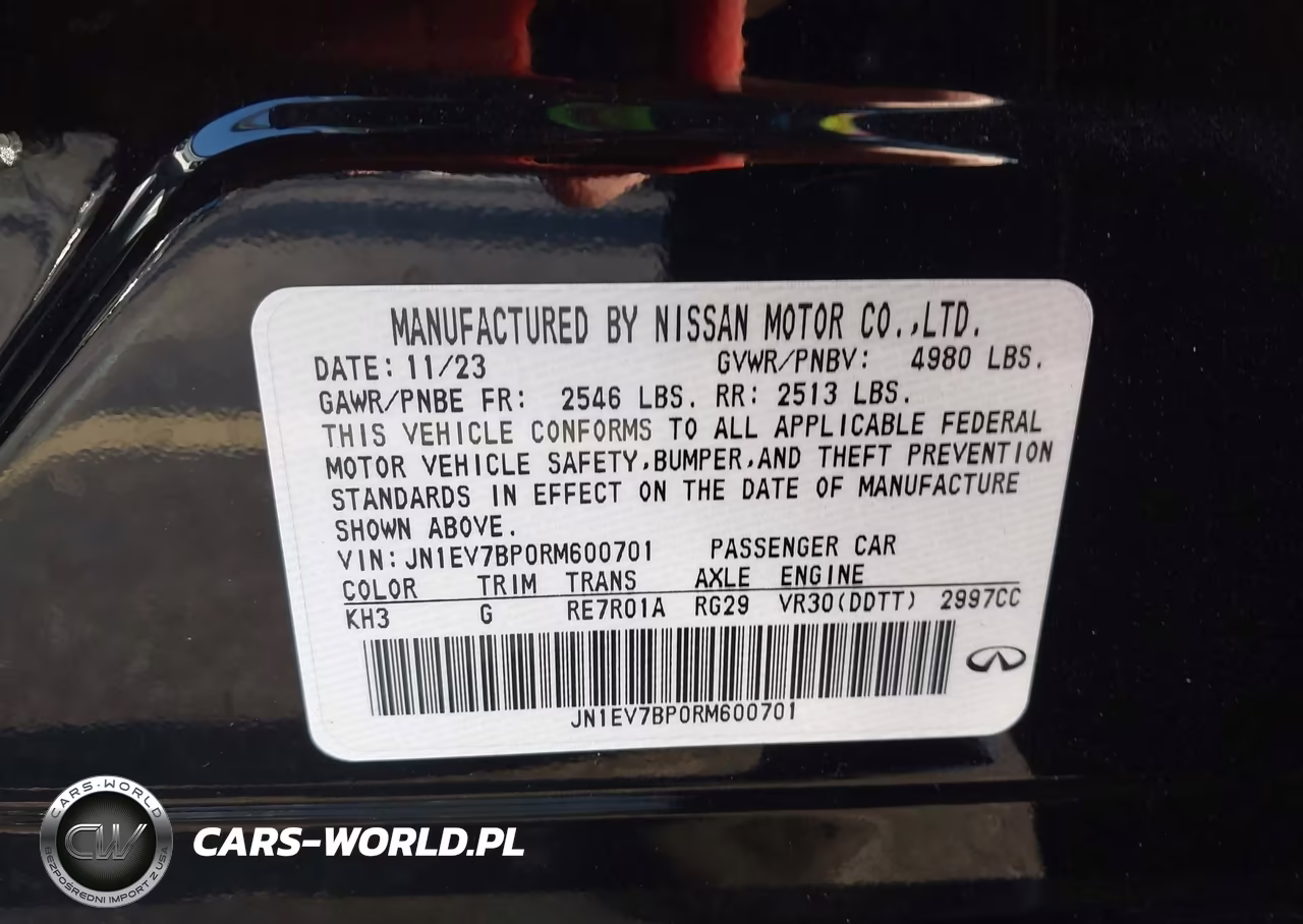 2024 Infiniti Q50 Luxe VIN:JN1EV7BP0RM600701 - 9