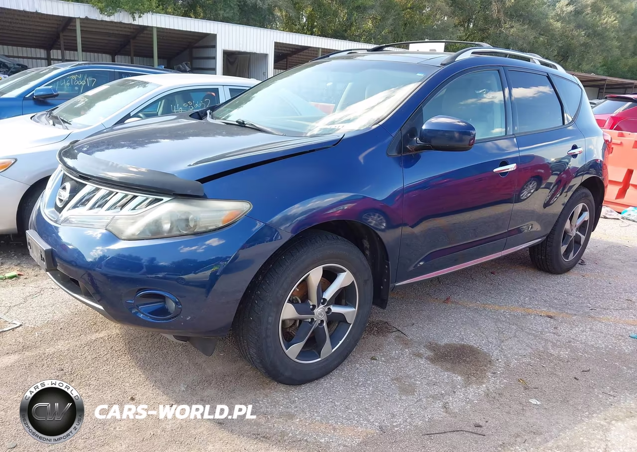 2009 Nissan Murano Sl VIN:JN8AZ18WX9W212556 - 2