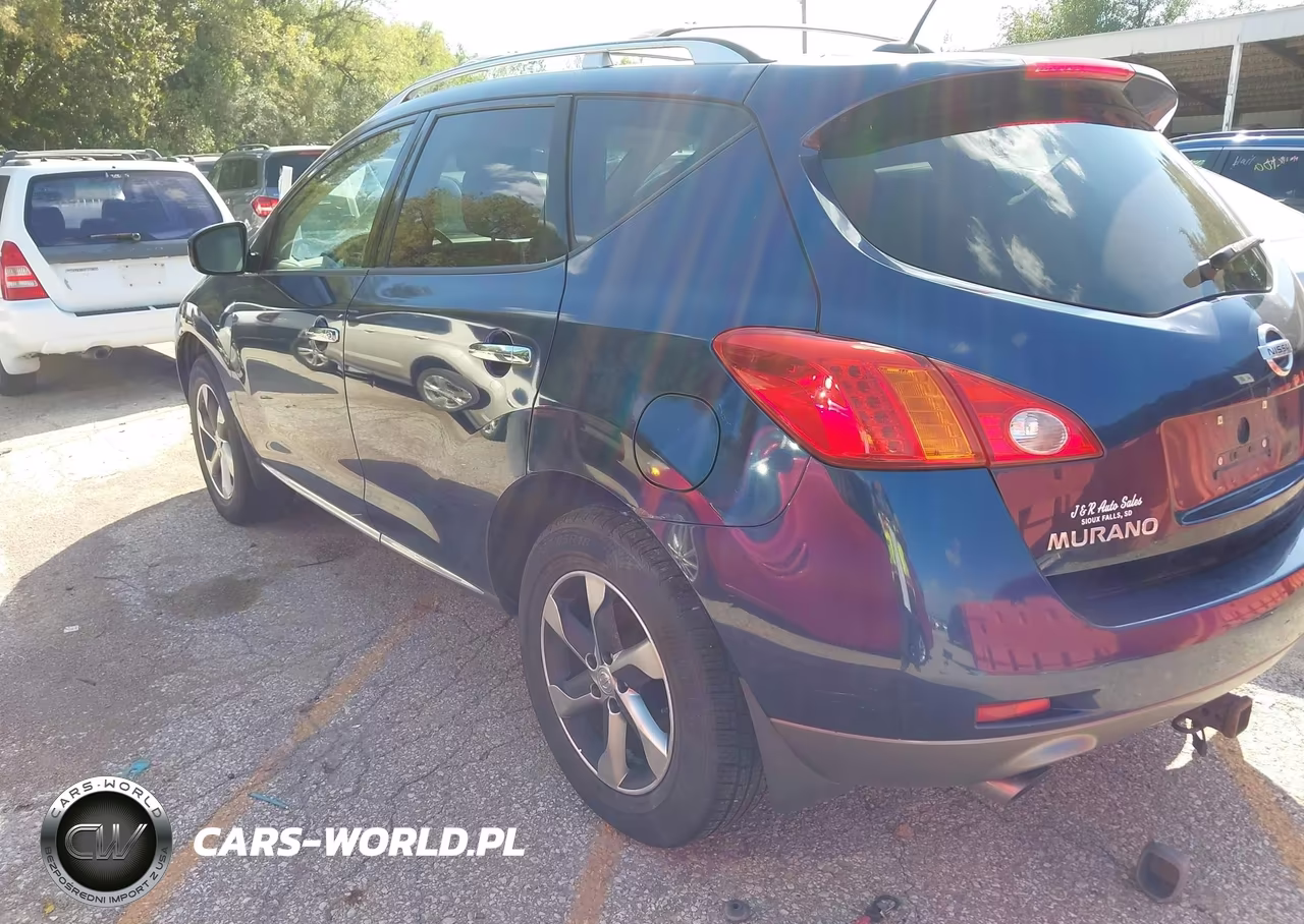 2009 Nissan Murano Sl VIN:JN8AZ18WX9W212556 - 3