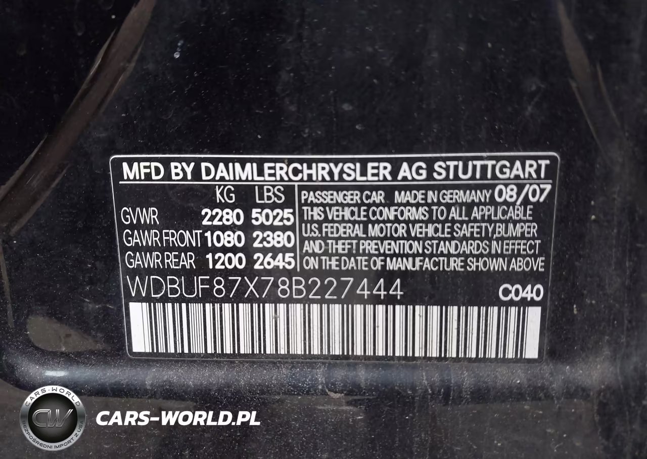2008 Mercedes-Benz E 350 4Matic VIN:WDBUF87X78B227444 - 9