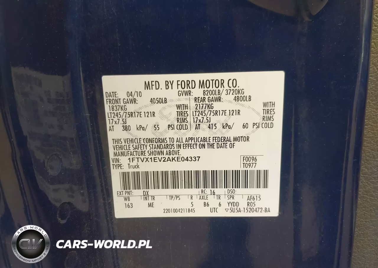 2010 Ford F-150 Xl-Xlt VIN:1FTVX1EV2AKE04337 - 9