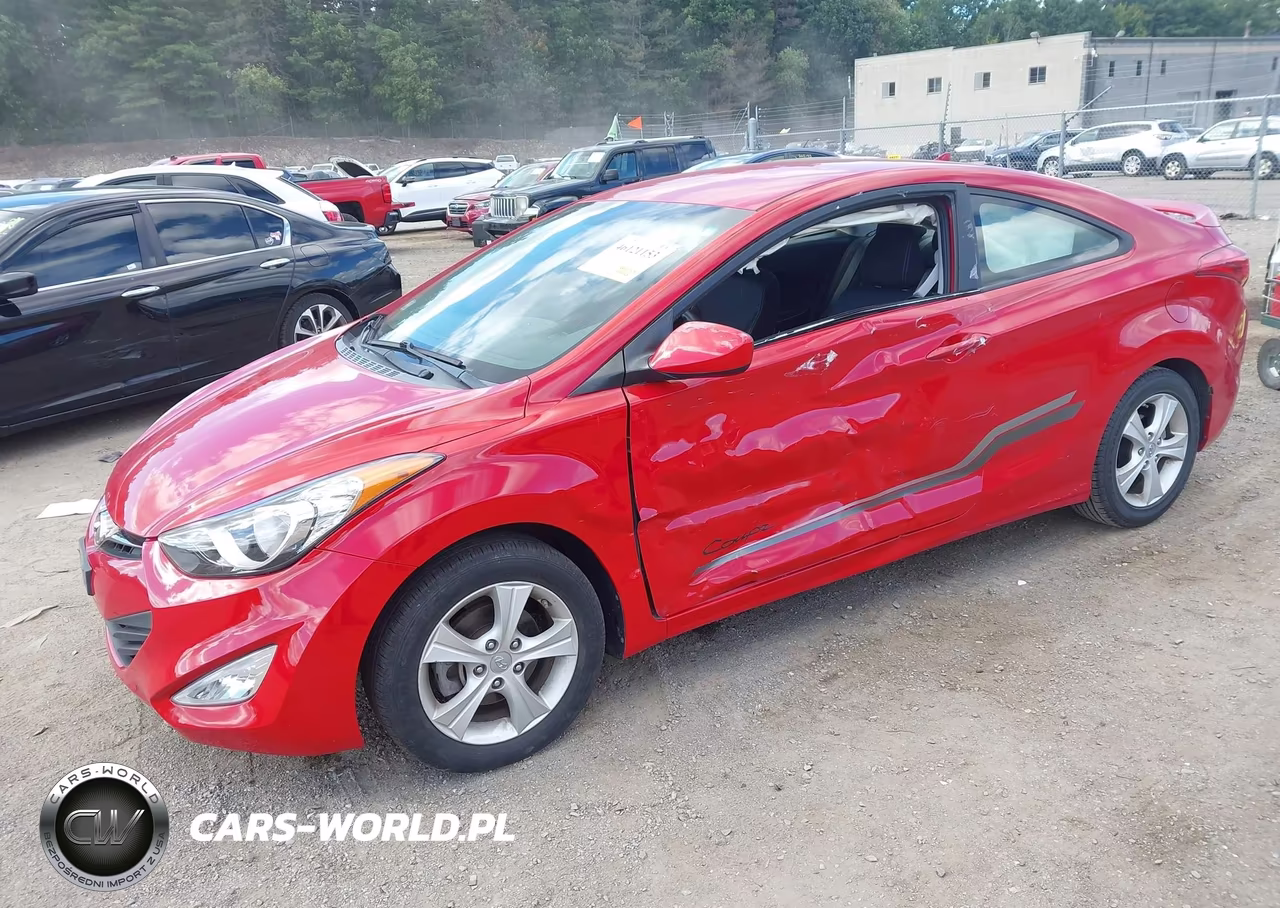 2013 Hyundai Elantra Gs VIN:KMHDH6AE0DU017351 - 2