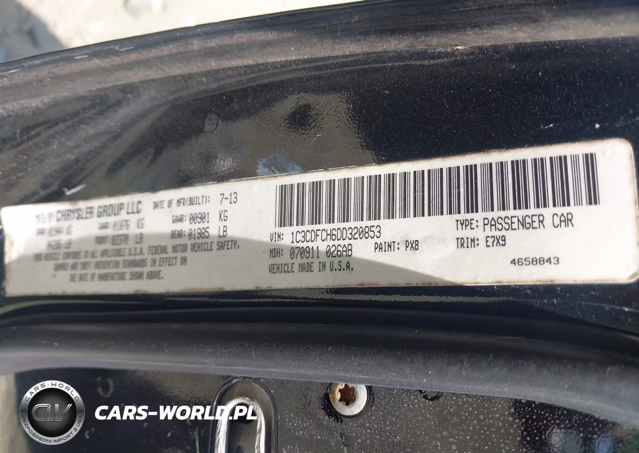 2013 Dodge Dart Limited VIN:1C3CDFCH6DD320853 - 9