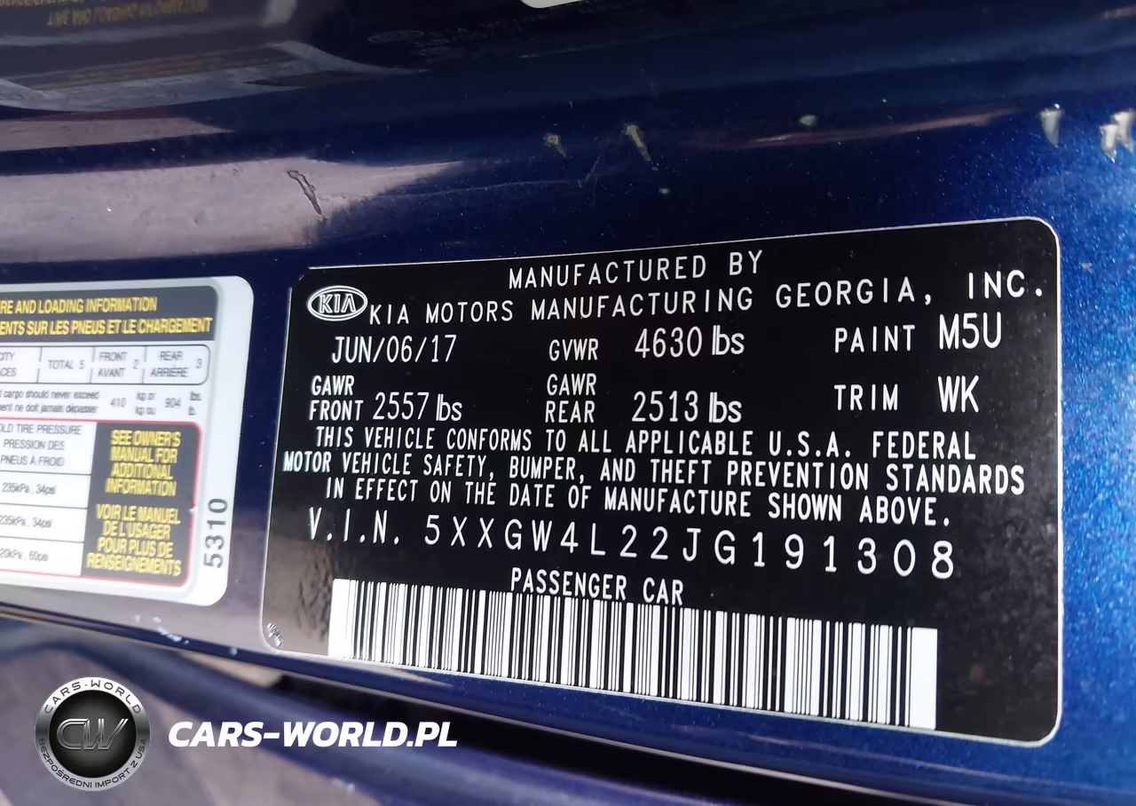 2018 Kia Optima Sx VIN:5XXGW4L22JG191308 - 9