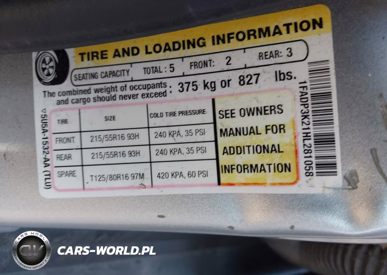 2017 Ford Focus Se VIN:1FADP3K21HL281058 - 9