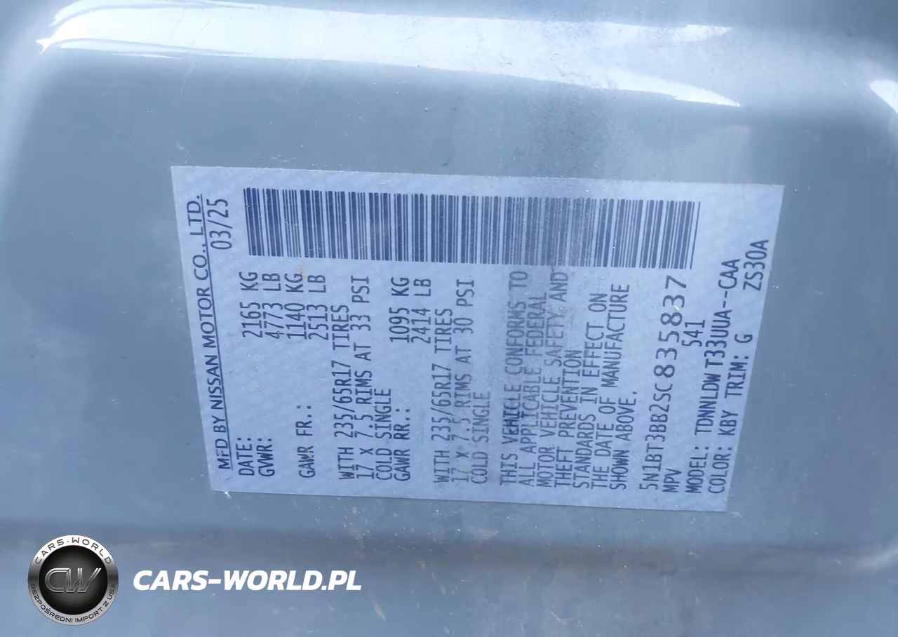 2025 Nissan Rogue Sv-Rock Creek VIN:5N1BT3BB2SC835837 - 9