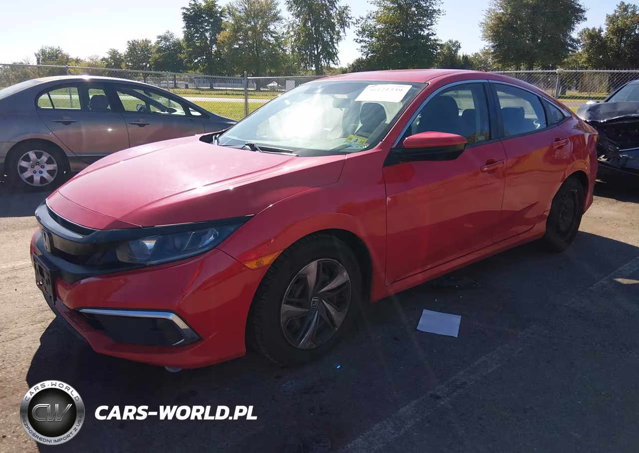 2019 Honda Civic Lx VIN:2HGFC2F66KH544737 - 2