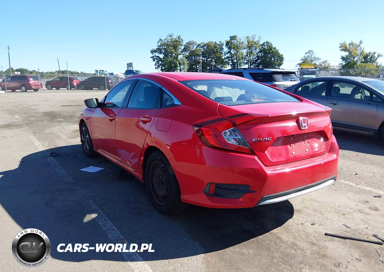 2019 Honda Civic Lx VIN:2HGFC2F66KH544737 - 3