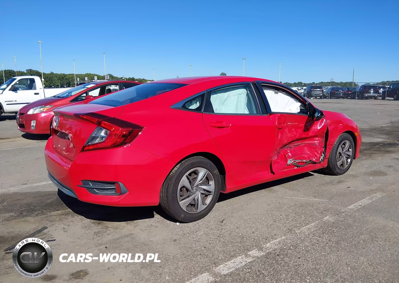 2019 Honda Civic Lx VIN:2HGFC2F66KH544737 - 4