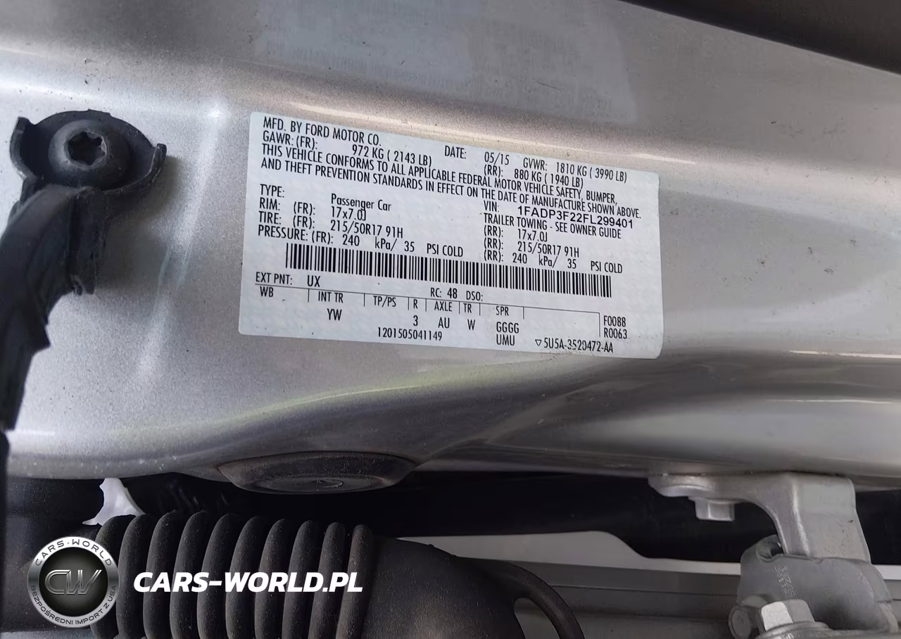 2015 Ford Focus Se VIN:1FADP3F22FL299401 - 9